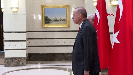 Erdoğan'a gambiya büyükelçisi landing kinteh'in güven mektubu