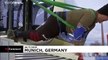 Turn a ferris wheel by hand? This Austrian athlete did it!