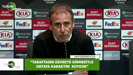 Abdullah Avcı: "Taraftarın devreye girmesiyle ortaya karakter koyduk"