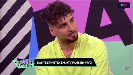 Dante Spinetta en MTV Fans en Vivo