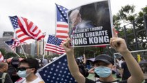 Hong Kong: Thousands gather to thank US for human rights bill