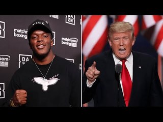 KSI up for fighting Donald Trump after bizarre boxing photo