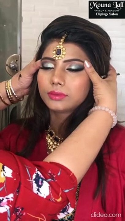 Nikita all dolled up for her engagement ceremony.