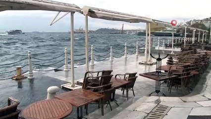 İstanbul'da şiddetli rüzgar etkili oluyor
