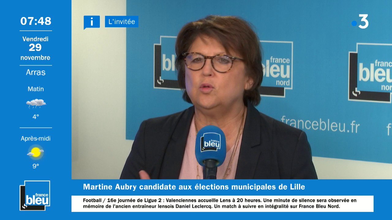 Municipales à Lille : "Les circonstances exceptionnelles sont là", dit Martine Aubry