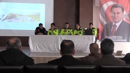 Hatay'da kış lastiği bilgilendirme toplantısı