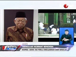 Siswa Tak Mau Hormat Bendera, Wapres: Tak Perlu Dikeluarkan