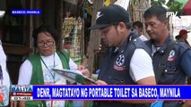 DENR, magtatayo ng portable toilet sa Baseco, Maynila