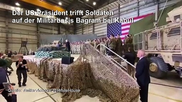 Trump zu Überraschungs-Truppenbesuch in Afghanistan