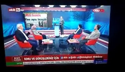 Canlı yayında kıyamet koptu: ''Terbiyesizlik yapma!''