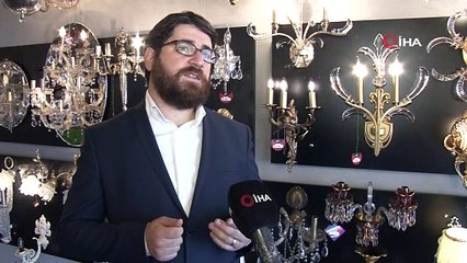 Katar ve Dubai saraylarını Bursa avizeleri süslüyor