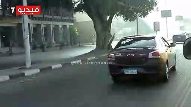 سيولة مرورية بكورنيش النيل في الاتجاهين