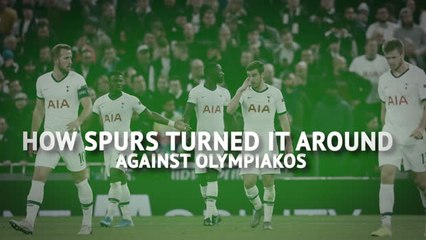 How Spurs turned it around against Olympiakos