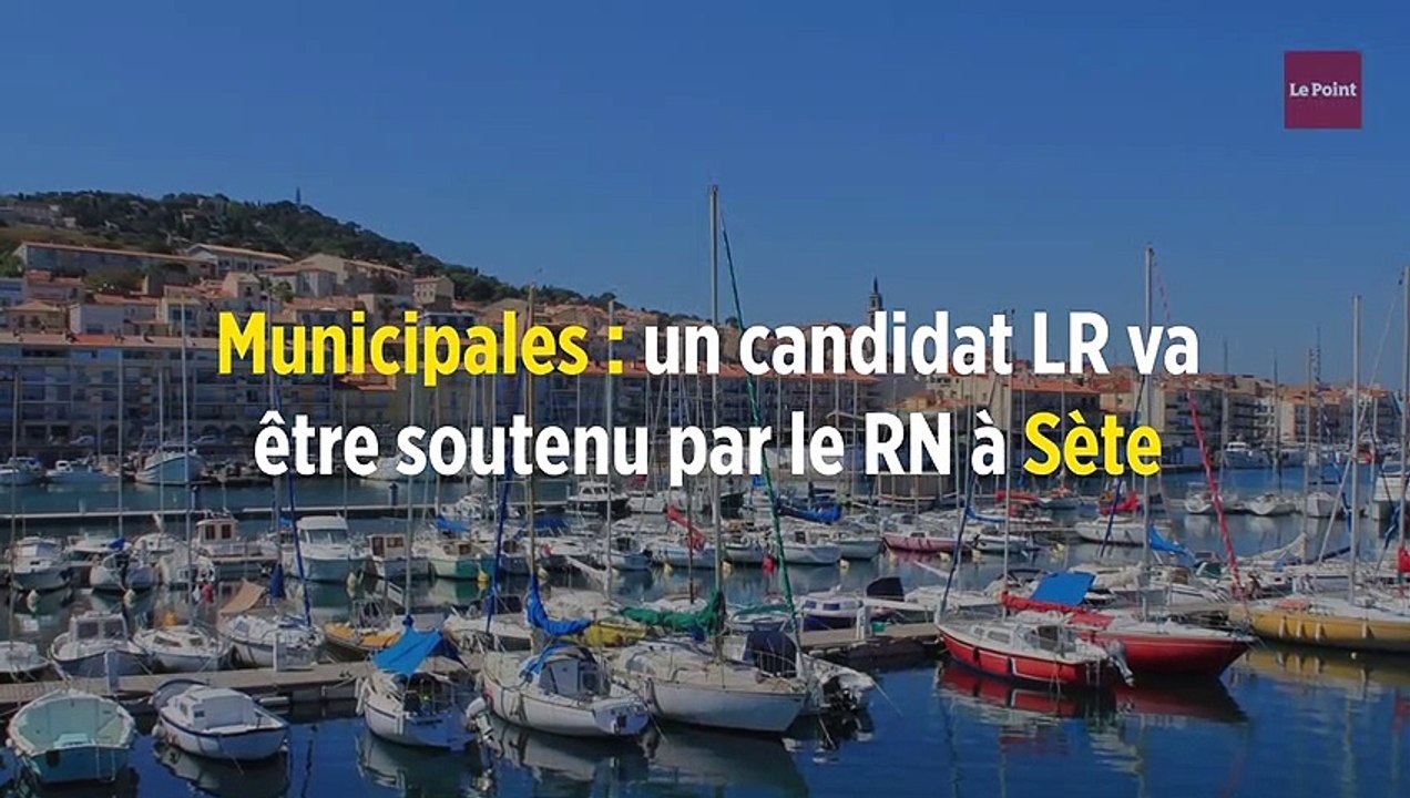 Municipales : un candidat LR va être soutenu par le RN à Sète