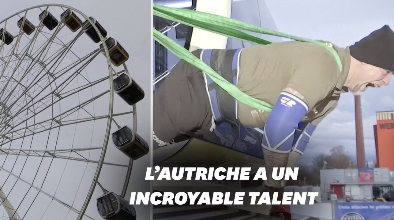 Tirer une grande roue de 750 tonnes, une formalité pour cet Autrichien