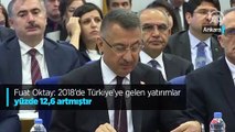 Fuat Oktay: 2018'de Türkiye'ye gelen yatırımlar yüzde 12,6 artmıştır