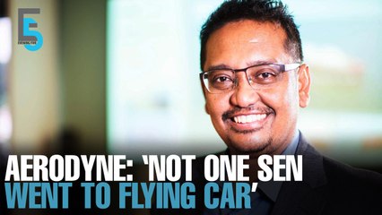 EVENING 5: ‘No public funds went to flying car’