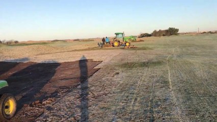 Winter Ground Maintenance at St Annes Old Links Golf Club 4th Hole