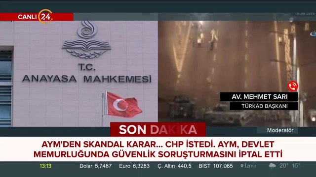 #SONDAKİKA AYM'den skandal karar