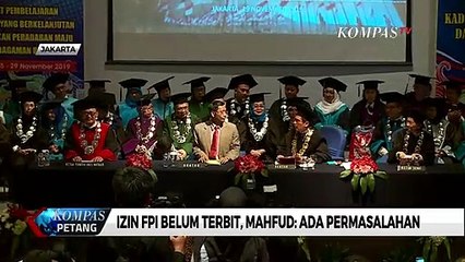 Izin FPI Belum Terbit, Mahfud MD: Ada Permasalahan