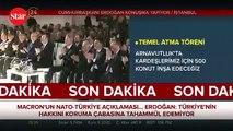 Başkan Erdoğan’dan Macron’a çok sert sözler: Önce sen kendi beyin ölümünü kontrol ettir