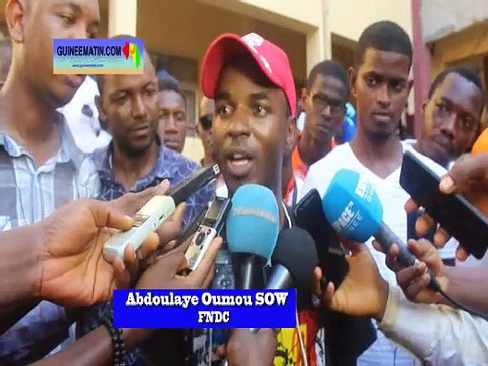 Abdoulaye Oumou Sow du FNDC après la libération des leaders