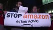 "Black Friday" et surconsommation dénoncés devant le siège d'Amazon, à Clichy