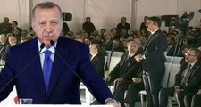 Üniversite'nin temel atma töreninde Erdoğan, Bakan Kurum'u uyardı: İnşaatın bitiş tarihini yazılı istiyorum