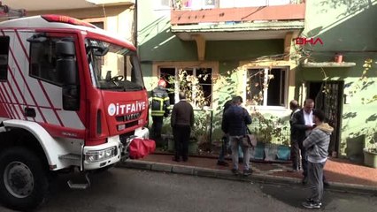 Kocaeli alevlerin arasında kalan muhabbet kuşunu kurtarmak isterken dumandan etkilendi