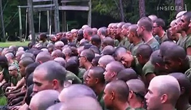 How Marine recruits are trained to fight with bayonets at boot camp