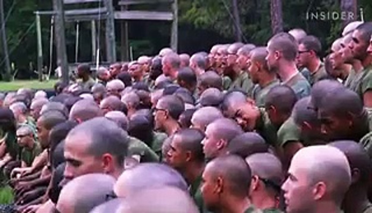 How Marine recruits are trained to fight with bayonets at boot camp