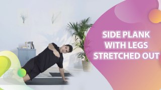 Side plank with legs stretched out - Step to Health
