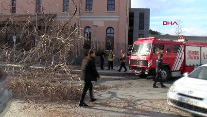 Güngören'de otomobillerin üzerine ağaç devrildi