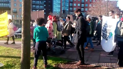 Climate change protests Sheffield