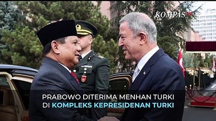 Prabowo Disambut Hangat Presiden Erdogan
