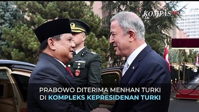 Prabowo Disambut Hangat Presiden Erdogan