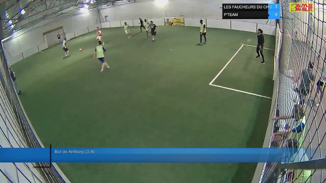 But de Anthony (3-4) - LES FAUCHEURS DU CHU Vs P'TEAM - 28/11/19 21:00 - LIGUE 3