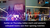 Indian Men’s volleyball team enters into the semifinal of 13th South Asian Games