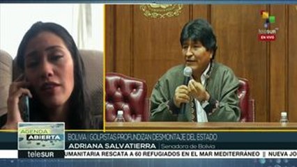 Salvatierra: En Bolivia no existen las garantías democráticas