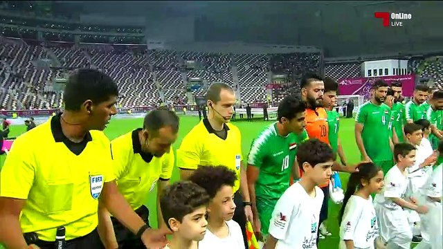 2019-11-29 مباراه منتخب العراق ومنتخب الامارات في بطوله كاس الخليج 24 الشوط الاول