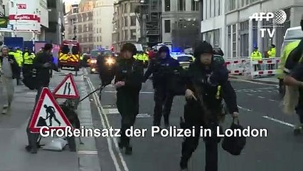 Stichwaffen-Angriff in London: Polizei sieht Terror-Hintergrund