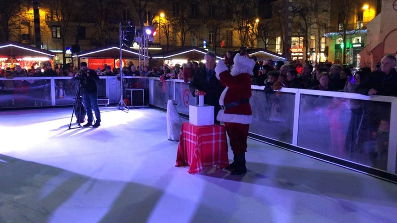 Lancement des animations de Noël place Travot
