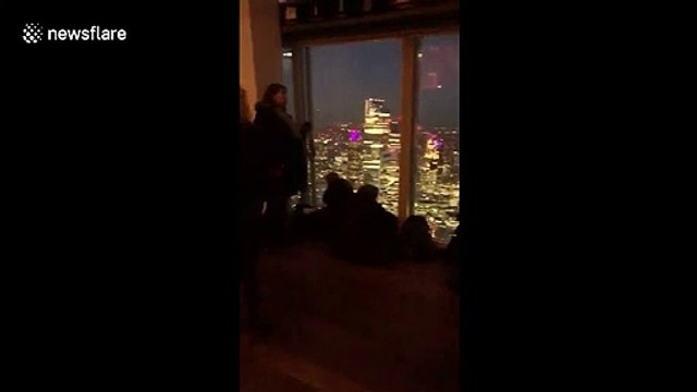 Footage shows people stuck as The Shard goes into lockdown after terrorist incident on London Bridge