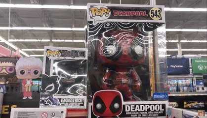 Download Video: 10 Inch Marvel Deadpool Funko Pop Walmart Exclusive Vinyl Bobblehead Figure - Black Friday