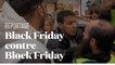 Quand les clients du Black Friday rencontrent les écolos du Block Friday