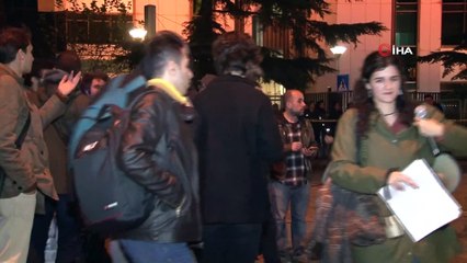 İsrail Konsolosluğu önünde protesto gösterisi