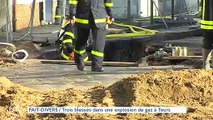 FAIT-DIVERS Trois blessés dans une explosion de gaz à Tours