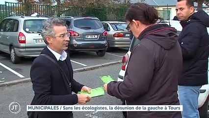MUNICIPALES Sans les écologistes, la désunion de la gauche à Tours