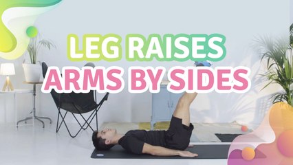 Leg raises, arms by sides - Step to Health