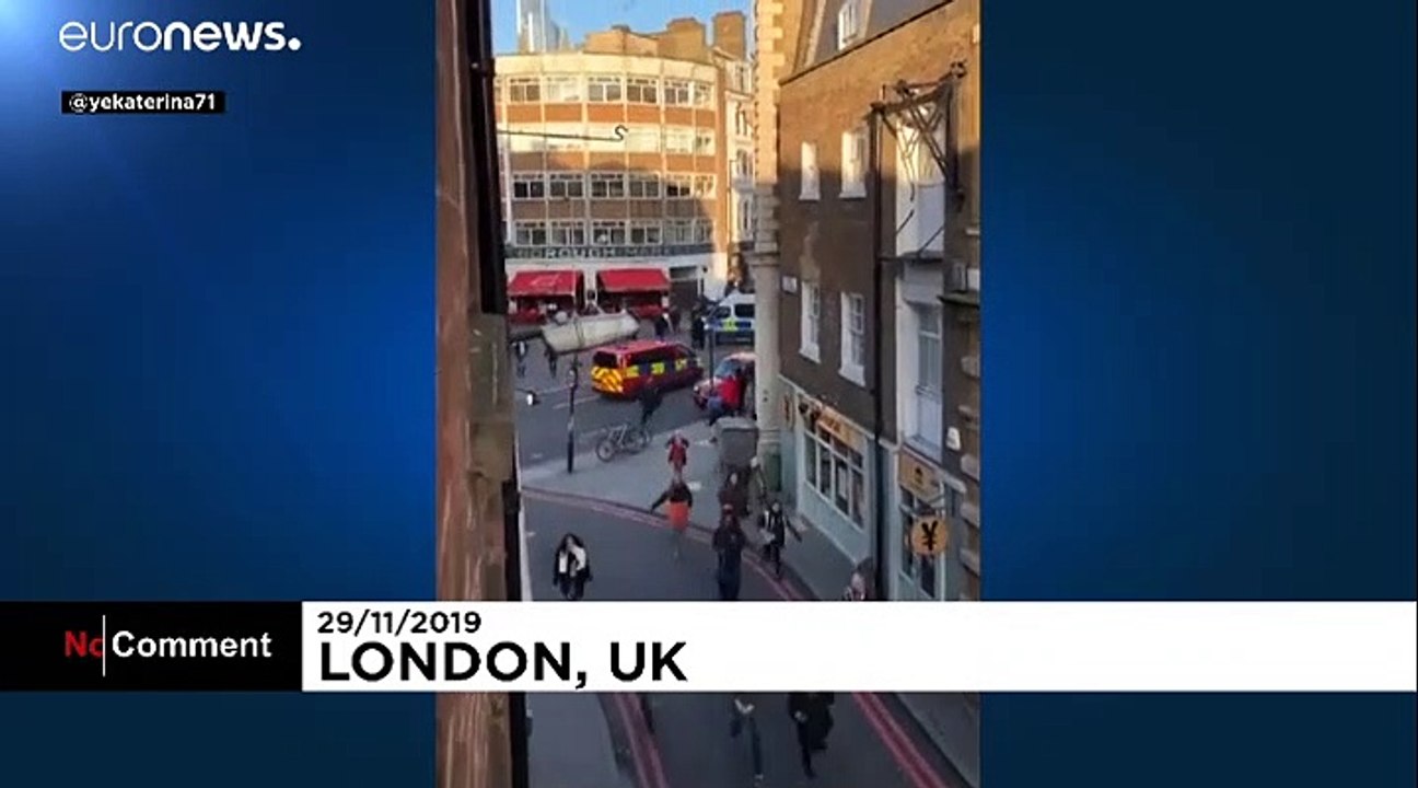 Messerattacke in London: Amateuraufnahmen zeigen Festnahme des Täters